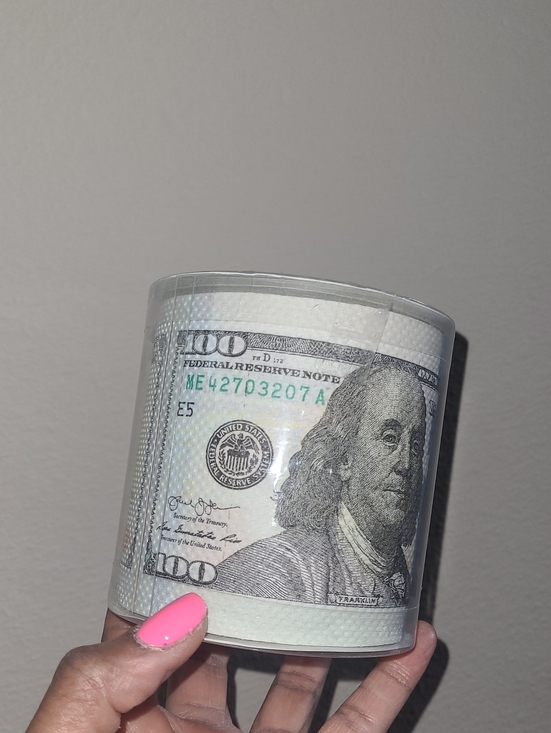 $100 Money Roll Tissue Other - Novelty $100 Bill Printed Money Roll Toilet Paper